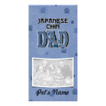 Japanese Chin DAD Photo Card