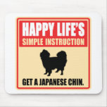 Japanese Chin mousepads