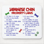 JAPANESE CHIN Property Laws 2 Mouse Mat