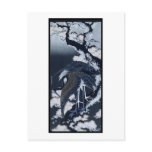 Japanese Cranes painting c. 1832-33 postcards
