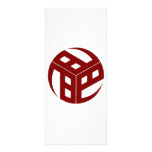Japanese Crest 184 red rack cards