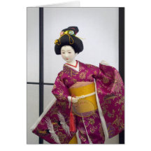 Japanese Doll Greeting Cards