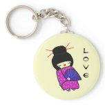 Japanese Doll keychains