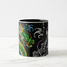 Japanese Dragon Mugs