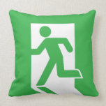 Japanese Emergency Exit Sign pillows