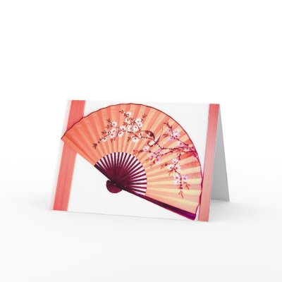 Japanese Fan Decoration- card by Akichan