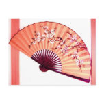 Japanese Fan Decoration- postcard