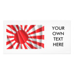 JAPANESE FLAG CUSTOMIZED PHOTO CARD