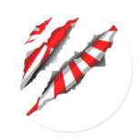 Japanese Flag stickers