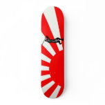 Japanese Flag with Ninja skateboards