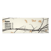Japanese Floral Business Card Template