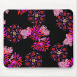 japanese floral design mousepads