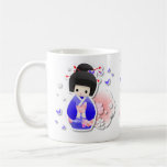 Japanese Geisha Doll - Blue Series Mug
