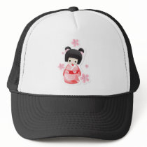 Japanese Geisha Doll - buns series Hats