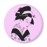 Japanese Geisha Magnet