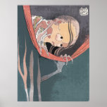 Japanese Ghost by Hokusai from Hiaku-Monogatari posters