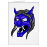 Japanese Hannya Mask cards