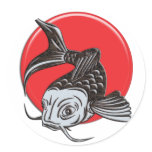 Japanese Koi Logo stickers