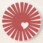 Japanese Love Heart Drink Coasters