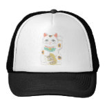 Japanese Lucky Cat Mesh Hat