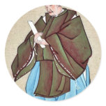 Japanese man,full-length,wearing minister's robe stickers