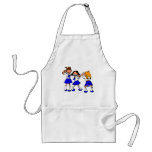 Japanese MANGA high-school girls aprons
