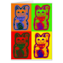 JAPANESE Money CAT Maneki Neko Cards
