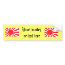 Japanese Navy Flag Bumper Stickers