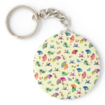 Japanese Origami Pattern Multi-Colour Fans & Crane keychains