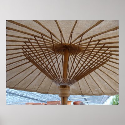 Japanese Paper Umbrella Print by MisawaLife