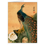 Japanese Peacock no.2 Greeting Cards
