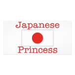 Japanese Princess Customized Photo Card