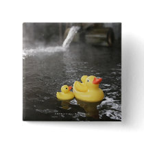 Japanese Rubber Duckies Pinback Button