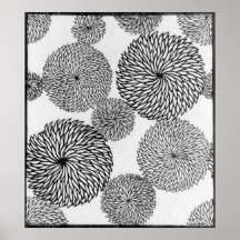Japanese School's Chrysanthemums Posters