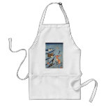 Japanese Sea Life, Ancient Japanese art. c. 1800's aprons