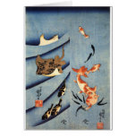 Japanese Sea Life, Ancient Japanese art. c. 1800's cards