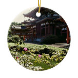 Japanese Temple, Byodo-in - Oahu flowers Ornaments