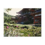 Japanese Temple, Byodo-in - Oahu flowers Post Cards