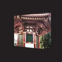 Japanese Temple Pagoda Wrapped Canvas Print Sketch canvas prints