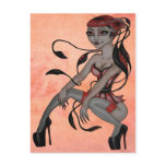 japanese tentacle hair postcards