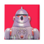 Japanese Toy Robot Square Magnet