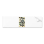 Japanese Woman in beautiful Kimono circa 1820 Bumper Sticker
