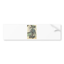 Japanese Woman in beautiful Kimono circa 1820 Bumper Sticker