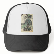 Japanese Woman in beautiful Kimono circa 1820 Mesh Hat