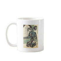 Japanese Woman in beautiful Kimono circa 1820 Mug