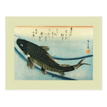Japanese Woodblock Postcard