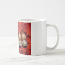 Japanese Wooden Doll Mug