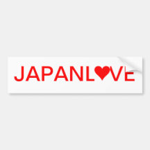 JAPANLOVE BUMPER STICKER