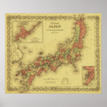 JapanPanoramic MapJapan posters