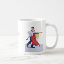 Jason Donovan Kristina Rihanoff Foxtrot Cartoon Coffee Mug
